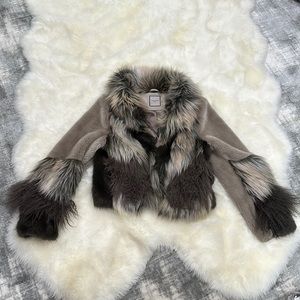 Faux fur jacket